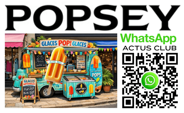 Actualités POPSEY sur WhatsApp